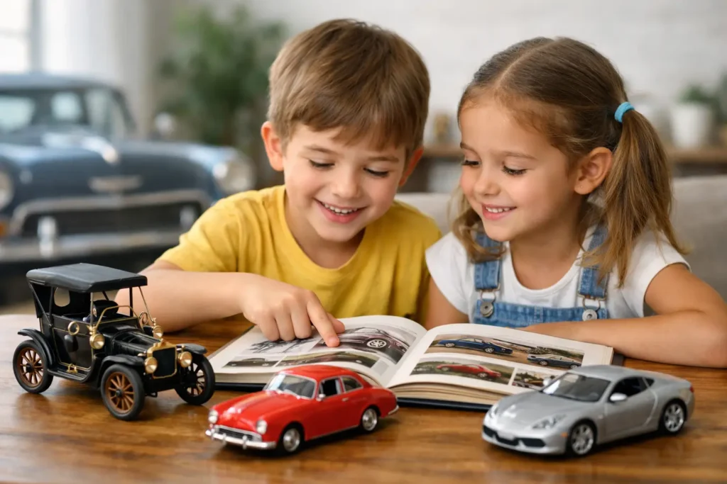 Historia del automóvil para niños fácil
