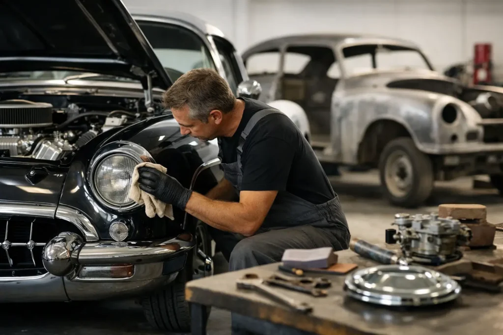 Restauración de coches antiguos: qué implica