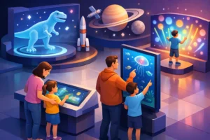 Cómo las exposiciones interactivas atraen a las familias