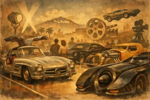 Exposición de coches de cine que se vive